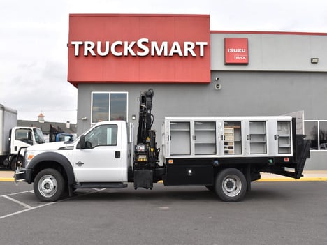 USED 2014 FORD F550 GRAPPLE TRUCK #12979-5