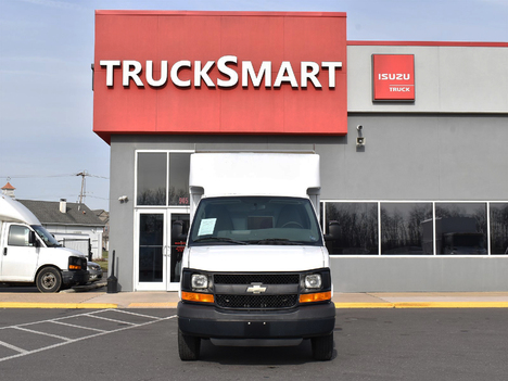 USED 2014 CHEVROLET EXPRESS 3500 CUTAWAY CUBE TRUCK #13017-2