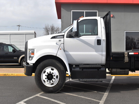 USED 2019 FORD F650 FLATBED TRUCK #13049-5