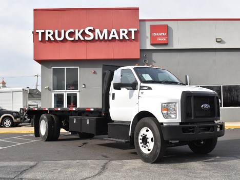 USED 2019 FORD F650 STAKE BODY TRUCK #13050-3