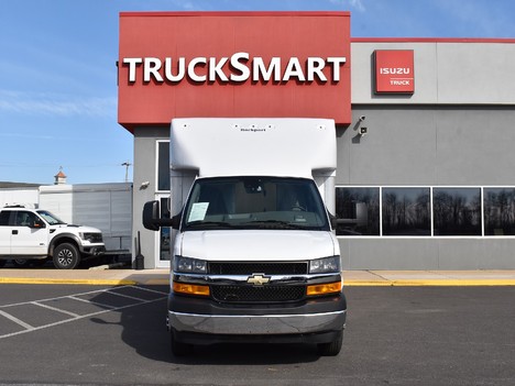 USED 2021 CHEVROLET EXPRESS G3500 CUTAWAY CUBE TRUCK #13080-2