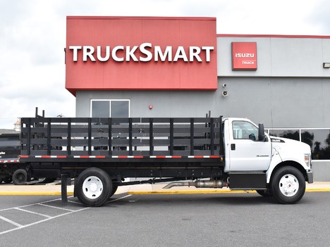 USED 2017 FORD F750 FLATBED TRUCK #13178-9