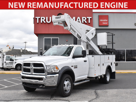 USED 2018 RAM 5500 BUCKET BOOM TRUCK #13192