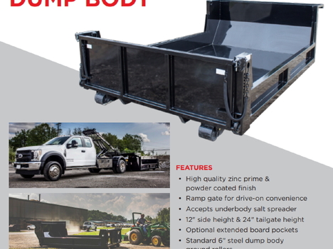 NEW SWITCH-N-GO 12FT. DUMP BODY SWITCH-N-GO BODY TRUCK BODY #13218-6
