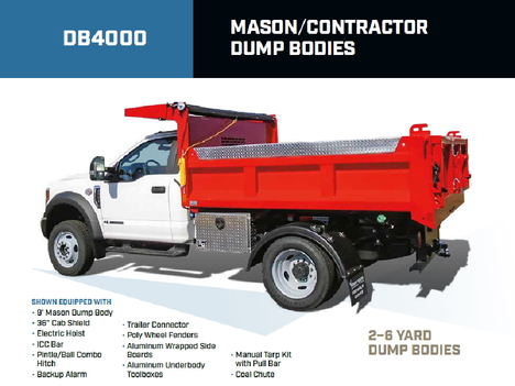 NEW 2022 SH TRUCK BODIES DB4000 11 FT DUMP DUMP BODY TRUCK BODY #13222-7