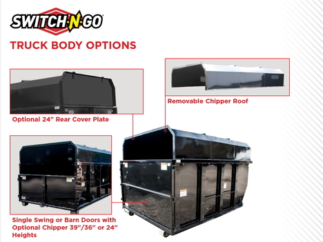 NEW 2022 SWITCH-N-GO 14FT. CHIPPER BODY W/REM SWITCH-N-GO BODY TRUCK BODY #13239-15
