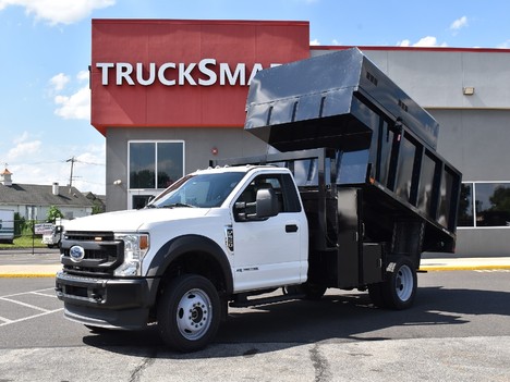 USED 2021 FORD F550 DUMP TRUCK #13290-1