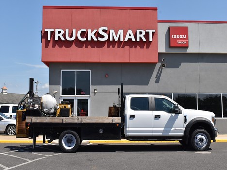 USED 2019 FORD F550 FLATBED TRUCK #13298-10