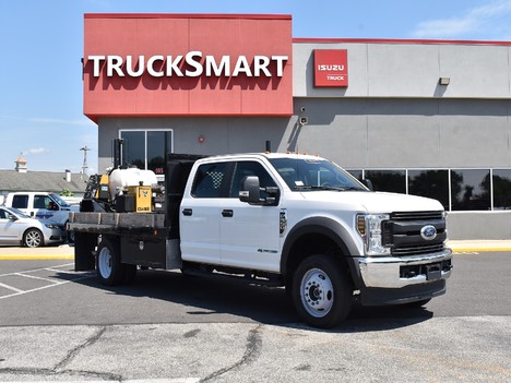 USED 2019 FORD F550 FLATBED TRUCK #13298-3