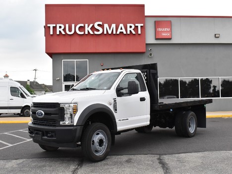 USED 2018 FORD F550 FLATBED TRUCK #13315-1