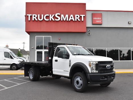 USED 2018 FORD F550 FLATBED TRUCK #13315-3