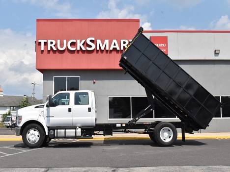 USED 2017 FORD F750 DUMP TRUCK #13336-4