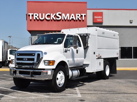 USED 2015 FORD F750 DUMP TRUCK #13360-2