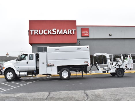 USED 2015 FORD F750 LANDSCAPE TRUCK #13361