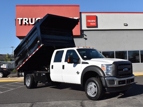 USED 2016 FORD F550 DUMP TRUCK #13385