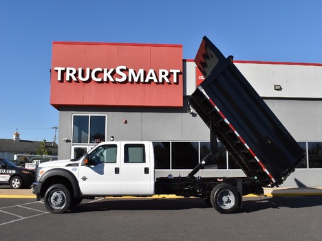 USED 2016 FORD F550 DUMP TRUCK #13385-6