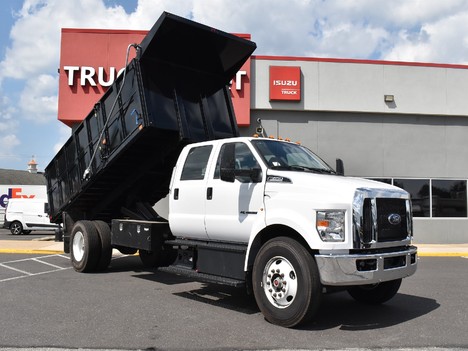 USED 2022 FORD F650 DUMP TRUCK #13386-5