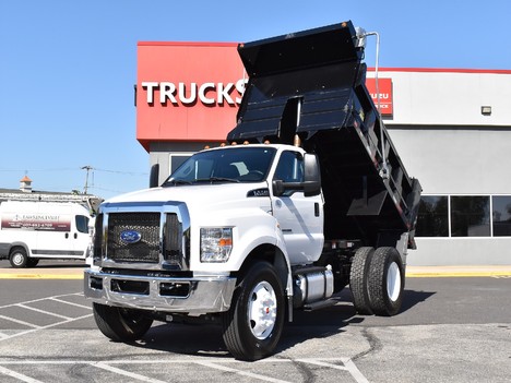 USED 2019 FORD F750 DUMP TRUCK #13442