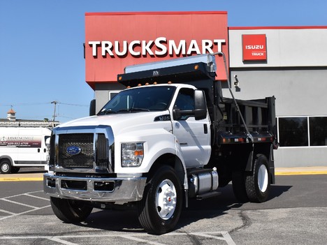 USED 2019 FORD F750 DUMP TRUCK #13442-2