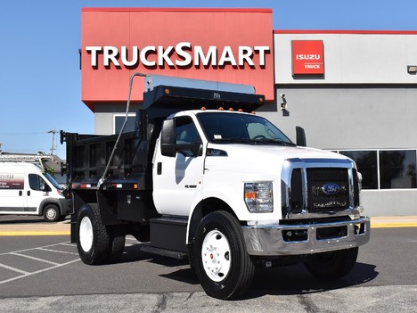 USED 2019 FORD F750 DUMP TRUCK #13442-4