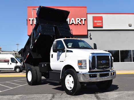USED 2019 FORD F750 DUMP TRUCK #13442-5