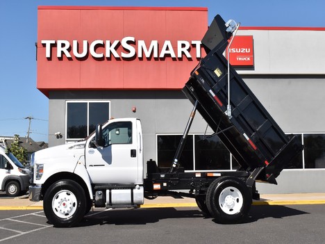 USED 2019 FORD F750 DUMP TRUCK #13442-6