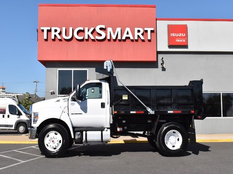 USED 2019 FORD F750 DUMP TRUCK #13442-8