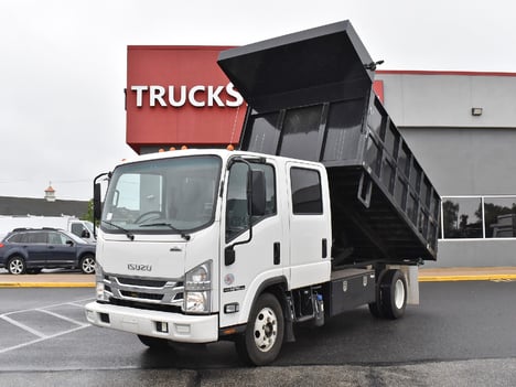 USED 2021 ISUZU NPR-HD DUMP TRUCK #13453