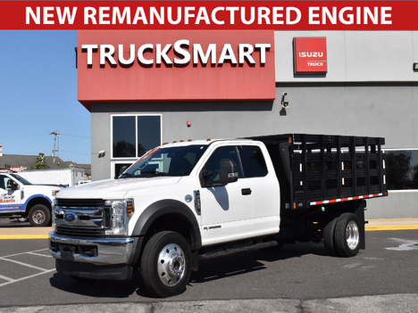 USED 2019 FORD F550 STAKE BODY TRUCK #13479