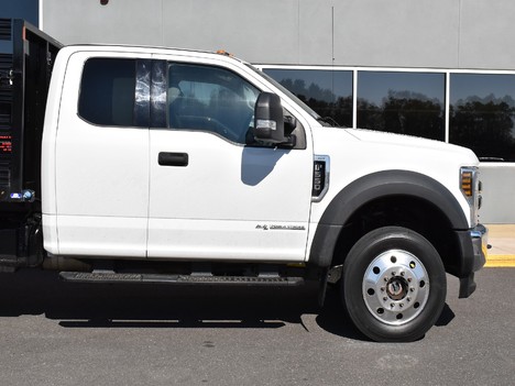 USED 2019 FORD F550 FLATBED TRUCK #13480-9