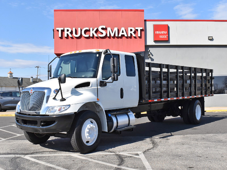 USED 2022 INTERNATIONAL MV607 FLATBED TRUCK #13587