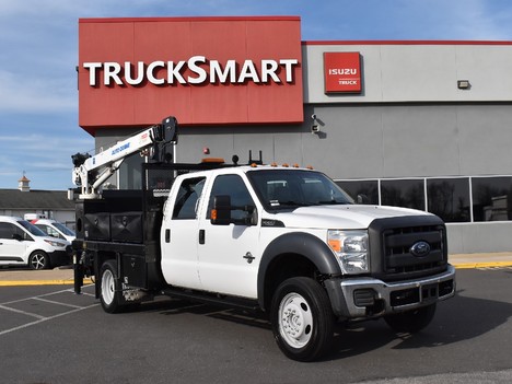 USED 2016 FORD F550 FLATBED TRUCK #13609