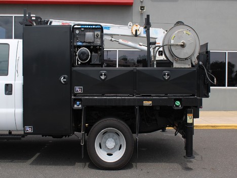 USED 2016 FORD F550 FLATBED TRUCK #13609-10
