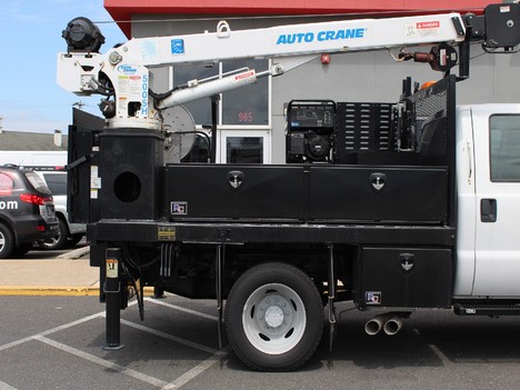 USED 2016 FORD F550 FLATBED TRUCK #13609-12