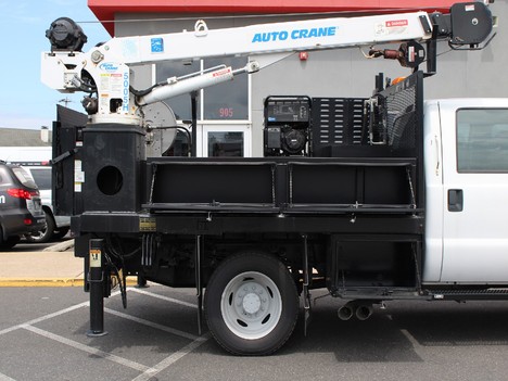 USED 2016 FORD F550 FLATBED TRUCK #13609-13