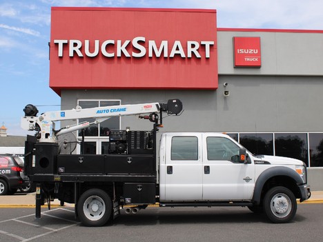 USED 2016 FORD F550 FLATBED TRUCK #13609-14