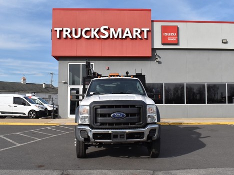 USED 2016 FORD F550 FLATBED TRUCK #13609-2