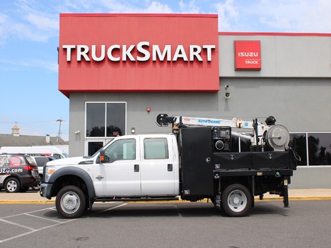 USED 2016 FORD F550 FLATBED TRUCK #13609-6