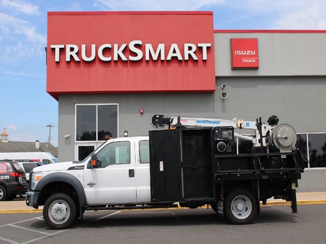 USED 2016 FORD F550 FLATBED TRUCK #13609-7