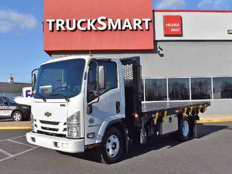 USED 2021 CHEVROLET 4500HD LCF FLATBED TRUCK #13624