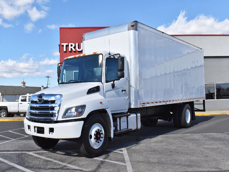 USED 2019 HINO 268A BOX VAN TRUCK #13635