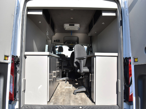 USED 2017 FORD TRANSIT T250 EX CARGO VAN TRUCK #13652-8