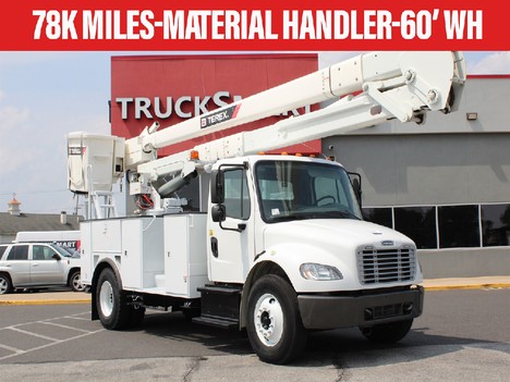 USED 2015 FREIGHTLINER M2 106 BUCKET BOOM TRUCK #13675