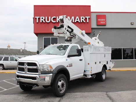 USED 2014 RAM 5500 BUCKET BOOM TRUCK #13677