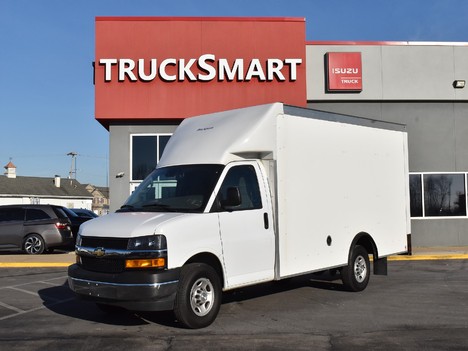 USED 2021 CHEVROLET EXPRESS 3500 CUTAWAY CUBE TRUCK #13689-3