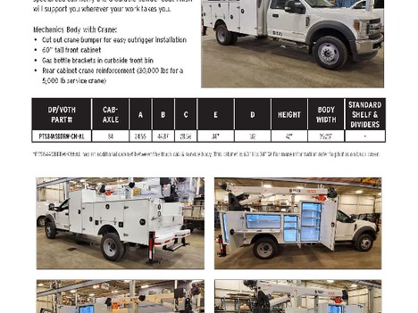 NEW VOTH BODIES STANDARD ALUMINUM BODY TRUCK BODY #13731-17