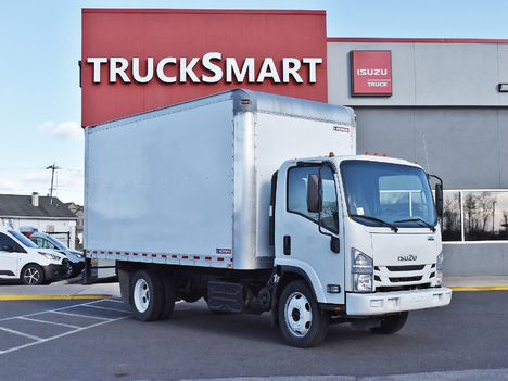 USED 2018 ISUZU NPR-XD BOX VAN TRUCK #13761-3