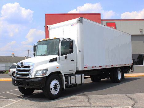 USED 2017 HINO 268A BOX VAN TRUCK #13765