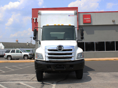 USED 2017 HINO 268A BOX VAN TRUCK #13765-2