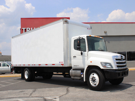 USED 2017 HINO 268A BOX VAN TRUCK #13765-3